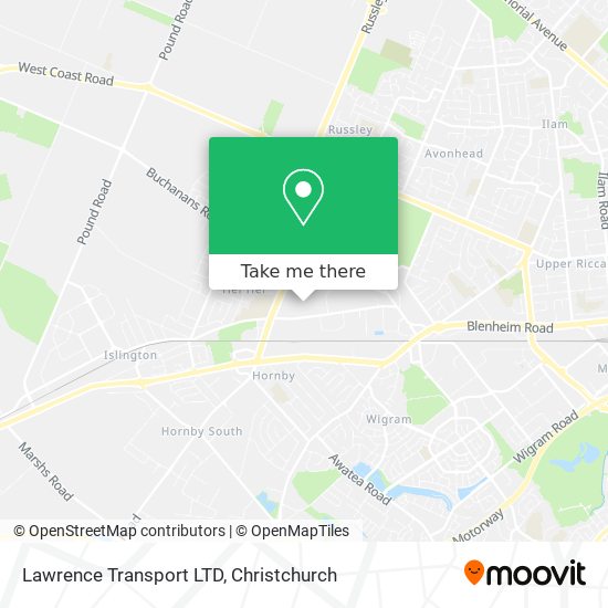 Lawrence Transport LTD map