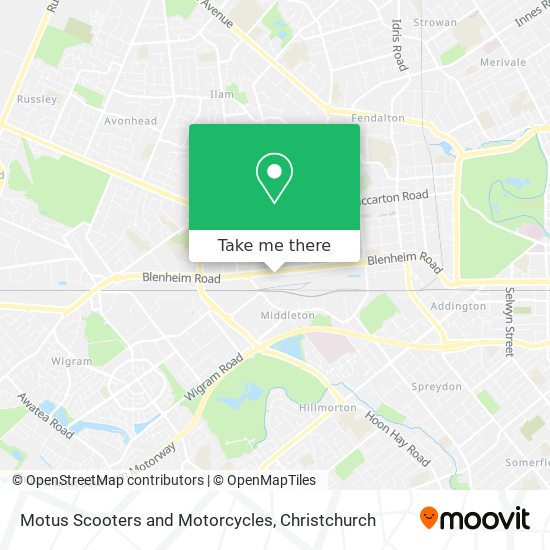 Motus Scooters and Motorcycles map
