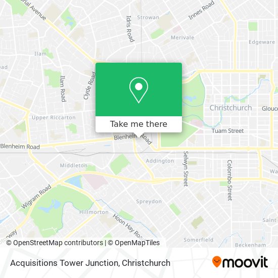 Acquisitions Tower Junction map