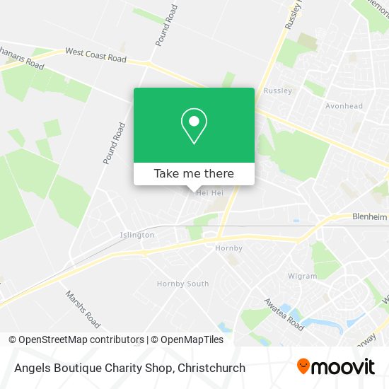 Angels Boutique Charity Shop map