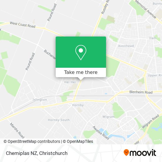 Chemiplas NZ map