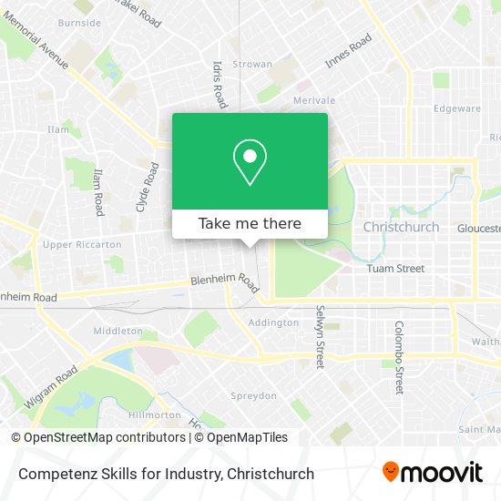 Competenz Skills for Industry map