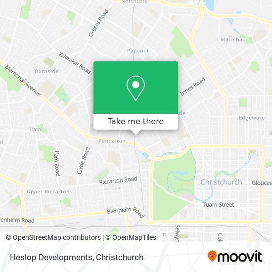 Heslop Developments map