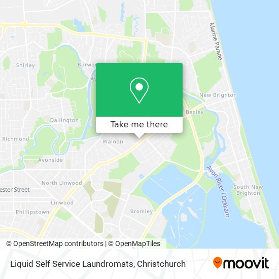 Liquid Self Service Laundromats map
