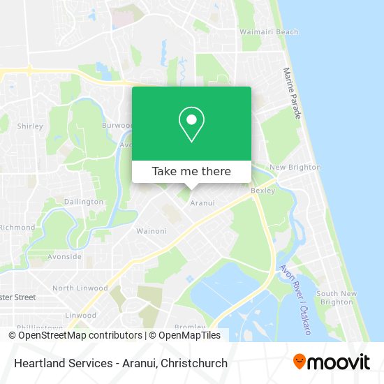 Heartland Services - Aranui地图