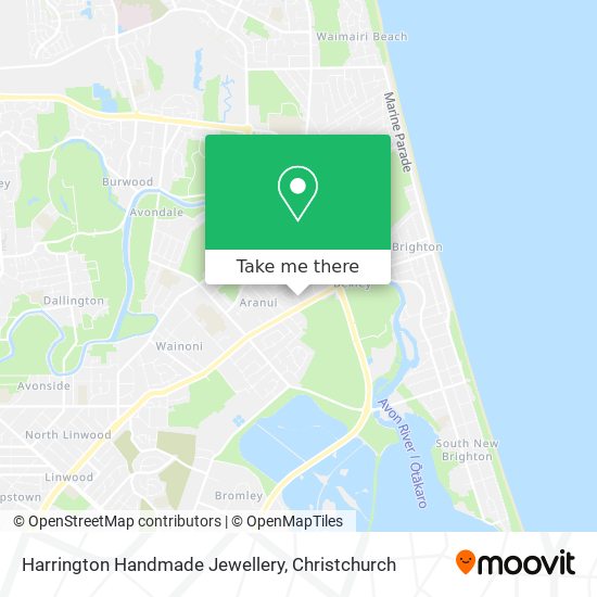 Harrington Handmade Jewellery map