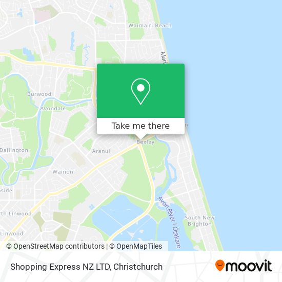 Shopping Express NZ LTD map