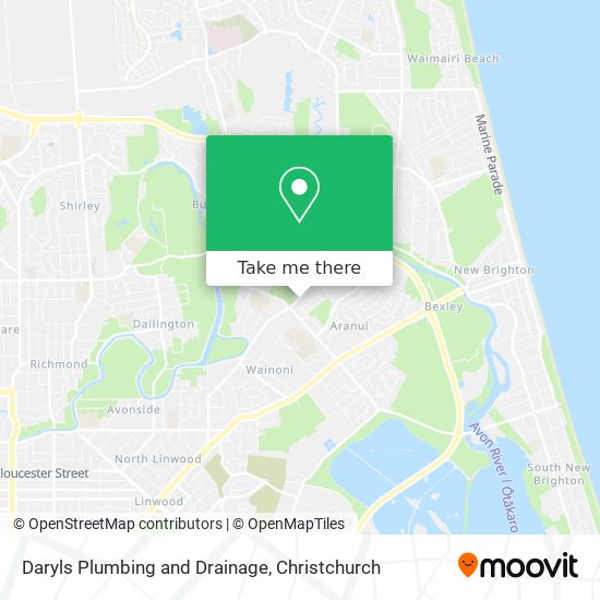 Daryls Plumbing and Drainage map