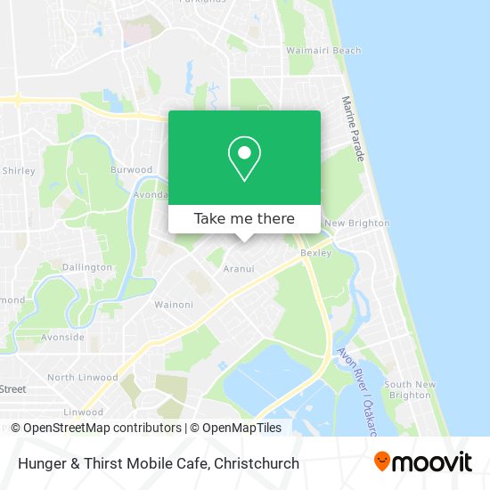 Hunger & Thirst Mobile Cafe map