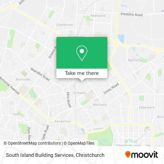 South Island Building Services map