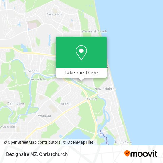 Dezignsite NZ map