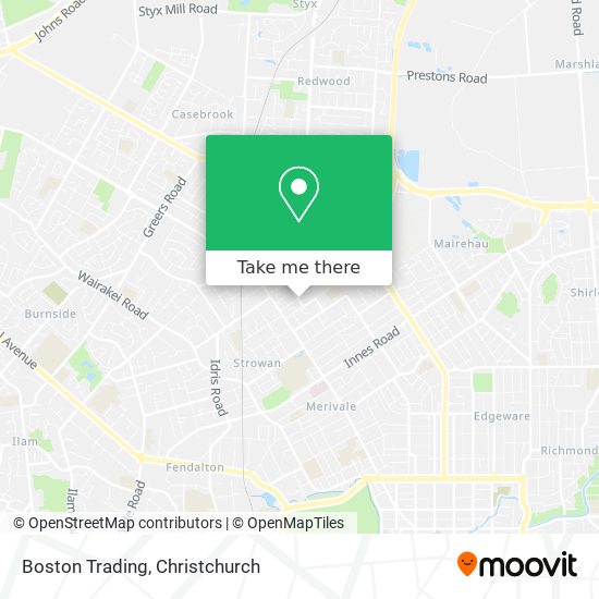 Boston Trading map