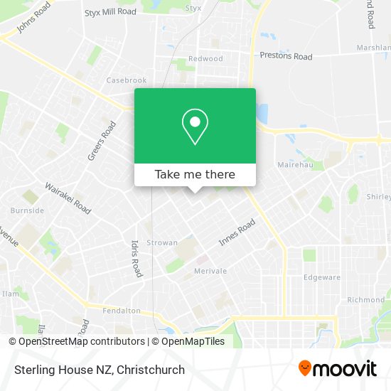 Sterling House NZ map