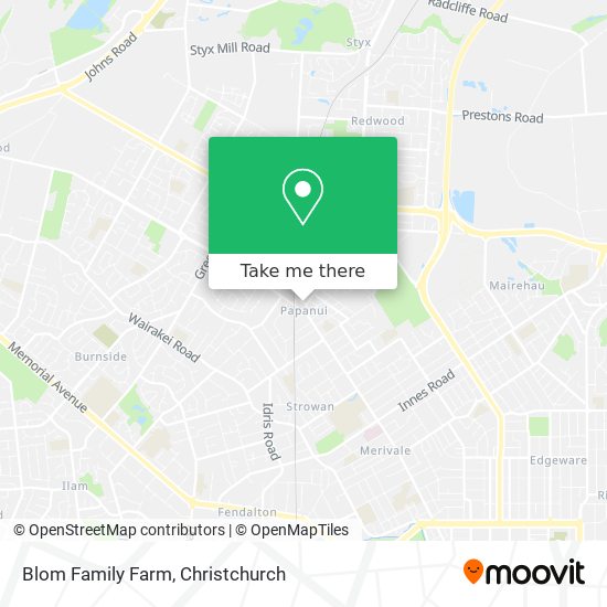 Blom Family Farm map