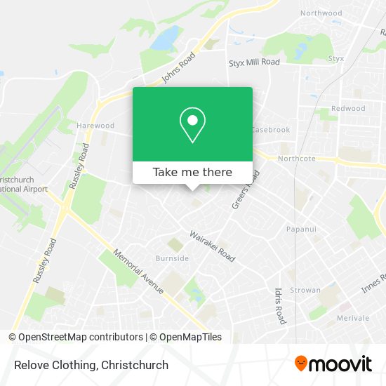 Relove Clothing map