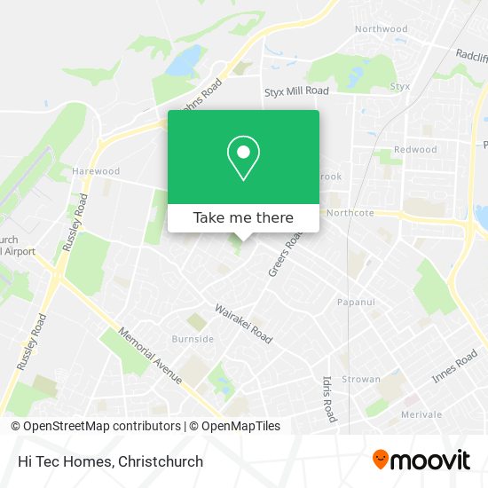 Hi Tec Homes map