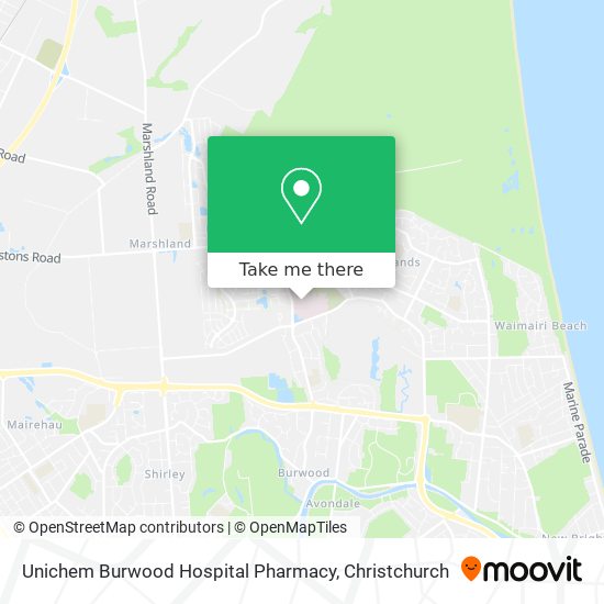 Unichem Burwood Hospital Pharmacy map