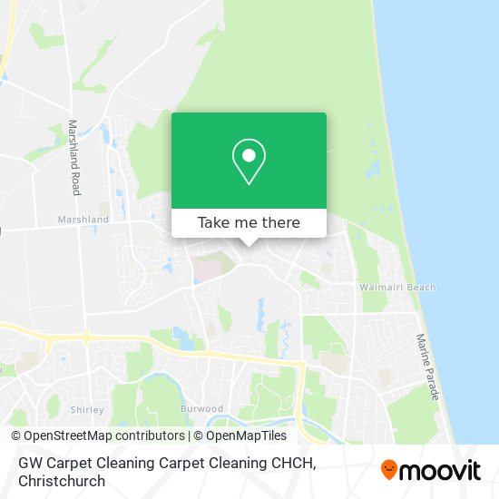 GW Carpet Cleaning Carpet Cleaning CHCH map