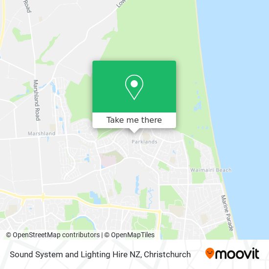 Sound System and Lighting Hire NZ map