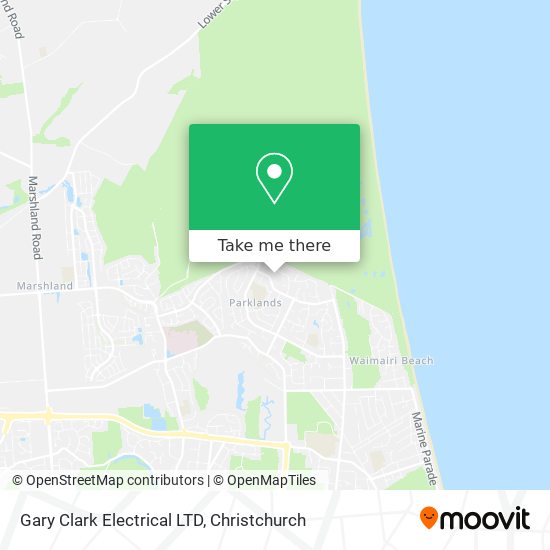 Gary Clark Electrical LTD map