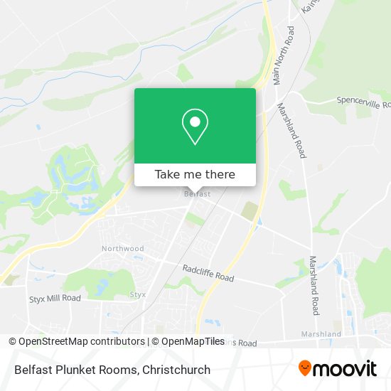 Belfast Plunket Rooms map