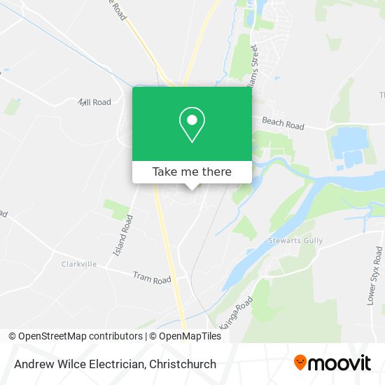 Andrew Wilce Electrician map