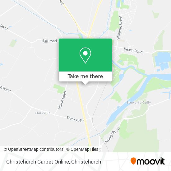 Christchurch Carpet Online map