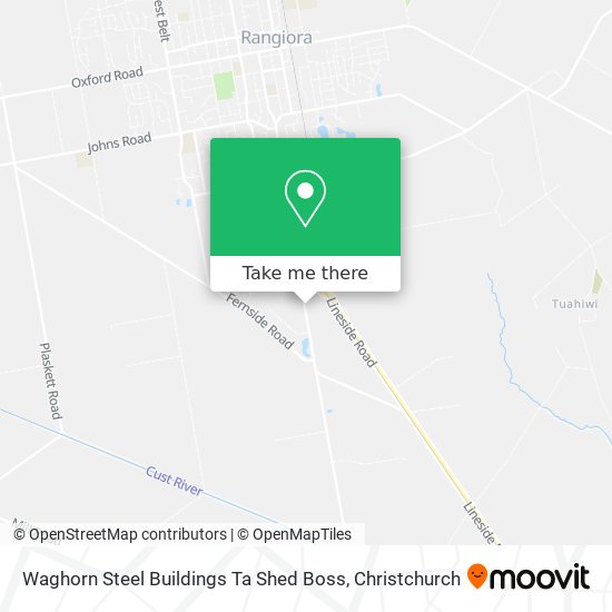 Waghorn Steel Buildings Ta Shed Boss map