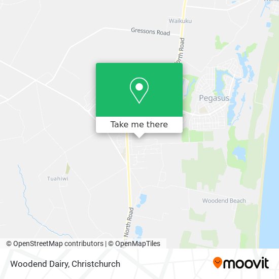 Woodend Dairy map