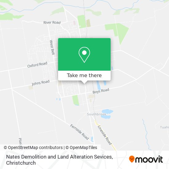 Nates Demolition and Land Alteration Sevices map