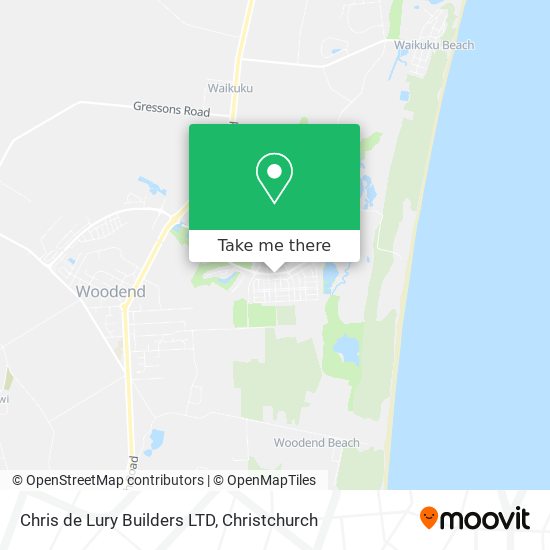 Chris de Lury Builders LTD map