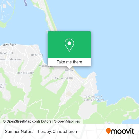 Sumner Natural Therapy map