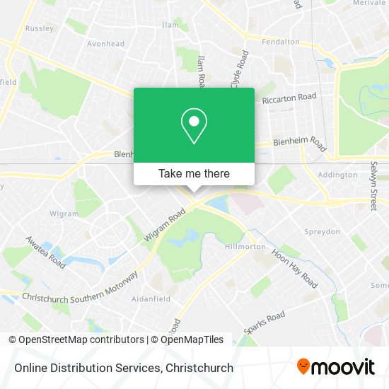 Online Distribution Services map