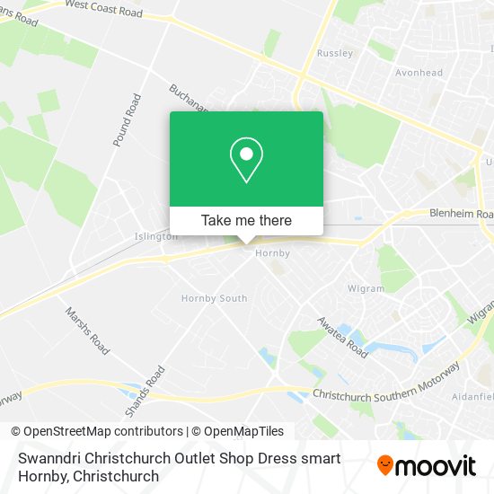 Swanndri Christchurch Outlet Shop Dress smart Hornby map