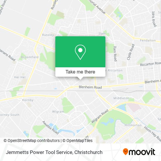 Jemmetts Power Tool Service map