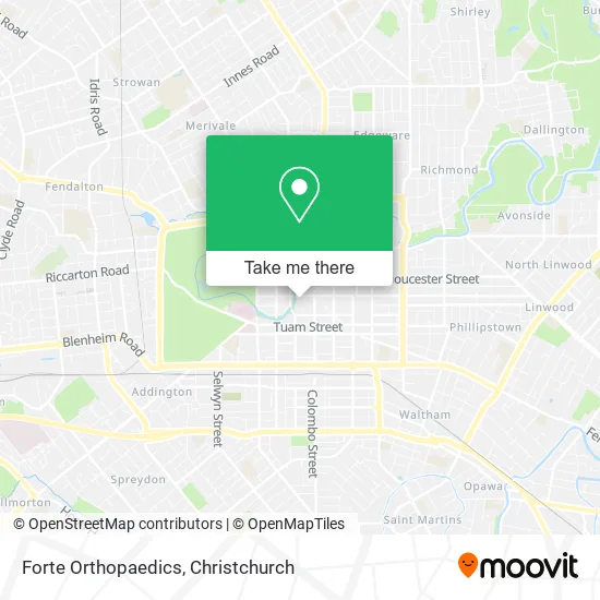 Forte Orthopaedics map