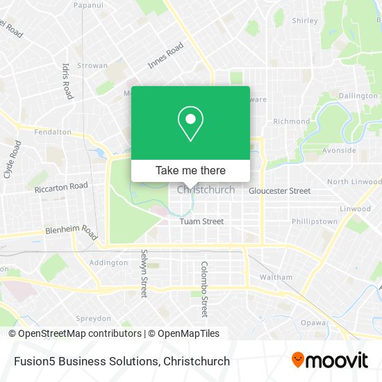 Fusion5 Business Solutions map