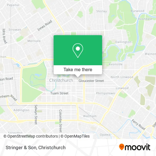 Stringer & Son map