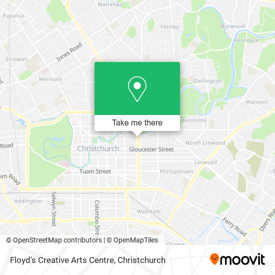 Floyd's Creative Arts Centre map