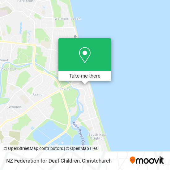 NZ Federation for Deaf Children地图