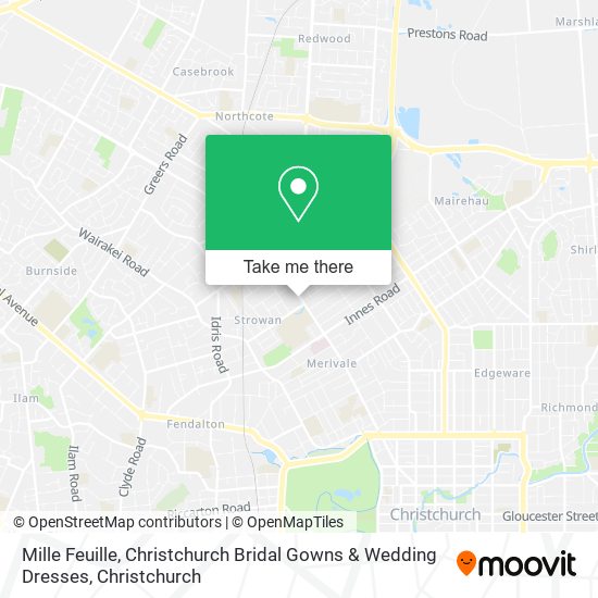 Mille Feuille, Christchurch Bridal Gowns & Wedding Dresses map