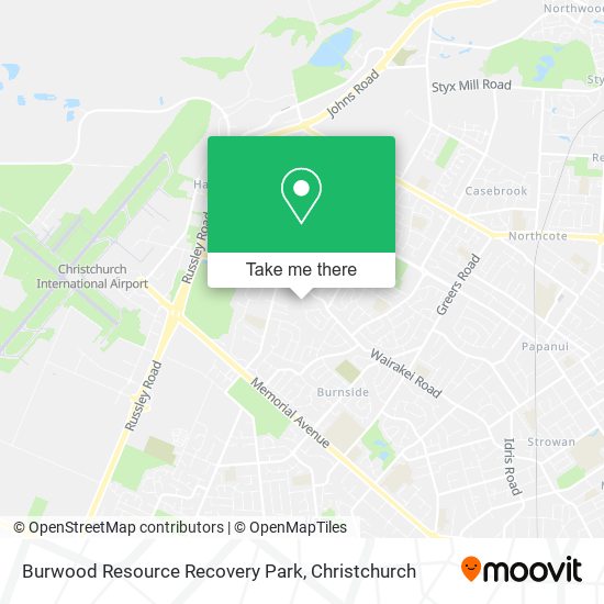 Burwood Resource Recovery Park map