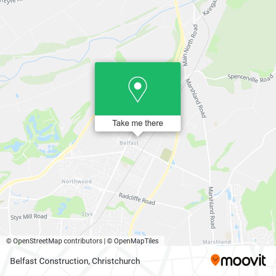 Belfast Construction map