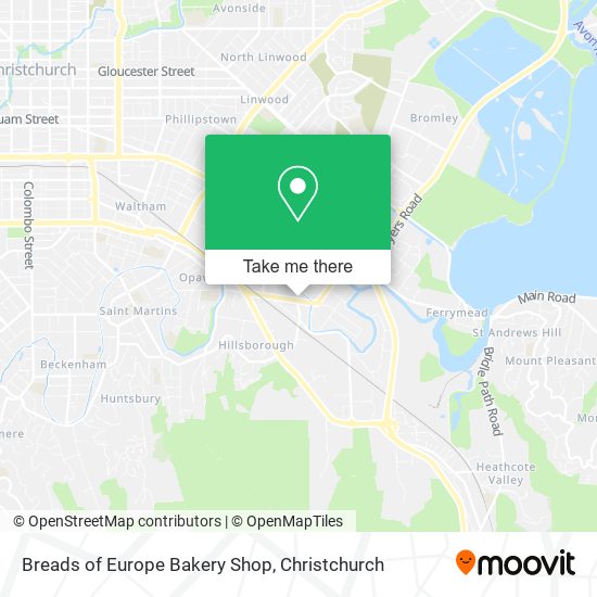 Breads of Europe Bakery Shop map