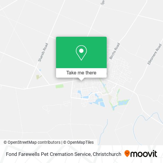 Fond Farewells Pet Cremation Service map