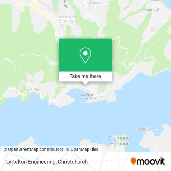 Lyttelton Engineering map