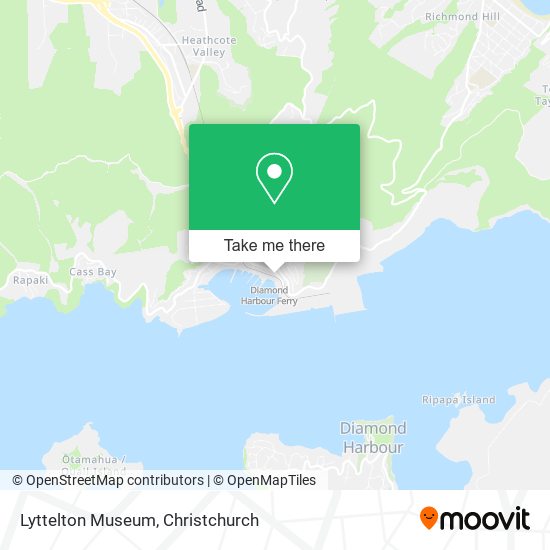 Lyttelton Museum map