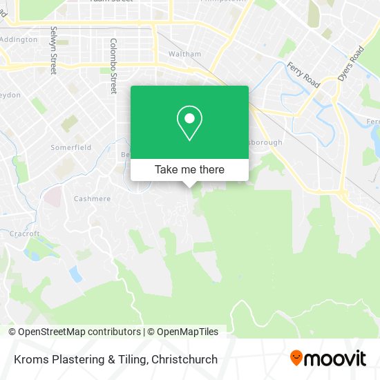 Kroms Plastering & Tiling map