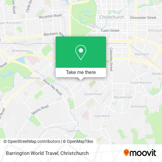 Barrington World Travel map