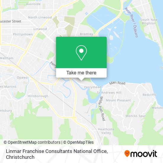 Linmar Franchise Consultants National Office map